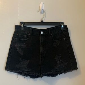 American Eagle Mom Shorts - Black